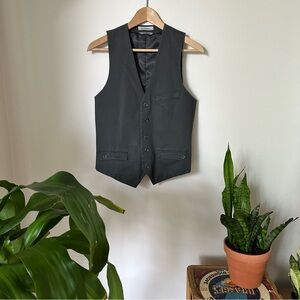 LE CHATEAU SUITING GREY SLIM  VEST